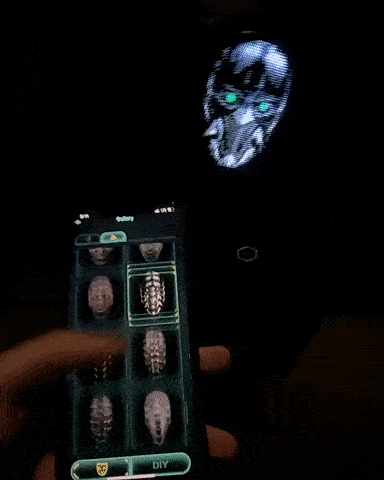 Eclipse X — Custom LED Mask